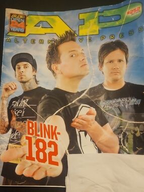 Blink 182 Alternative Press Magazine #252 July 2009
